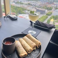   at Skyline Bar - Radisson Blu in Riga