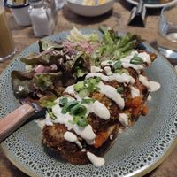 Vegan toast at Slake Coffee in Annecy