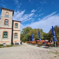Outside setting area at Berggasthaus Großer Hörselberg in Hoerselberg-hainich