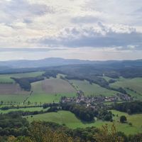 The view at Berggasthaus Großer Hörselberg in Hoerselberg-hainich