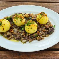 Babyklöße at Berggasthaus Großer Hörselberg in Hoerselberg-hainich