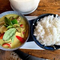 Thai green curry (spicy!) at MIA 'Made In Asia' - Nijmegen in Nijmegen