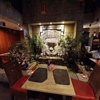 Interior of restaurant at Narai Thai  in Bruges