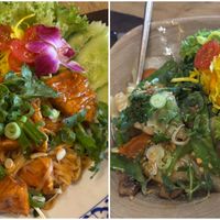 Pad Thai and Broccoli & Vegetables with Tofu  at Narai Thai  in Bruges