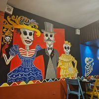 Wall art at Gringo's Burrito Grill in Cairo