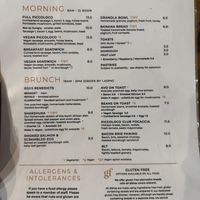 Menu as of Feb 2025  at Caffe Piccoloco in Newcastle-under-lyme