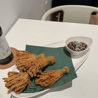 Enoki mushrooms   at BEKIND. in Zagreb