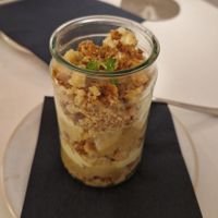 Apple crumble with House cookie crumb at BEKIND. in Zagreb