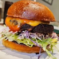 CHEESY burger at BEKIND. in Zagreb