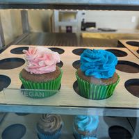 Some vegan options at Petal Cupcakes in Auckland