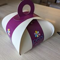 Boxed up at Petal Cupcakes in Auckland