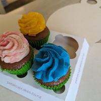 Some vegan options at Petal Cupcakes in Auckland