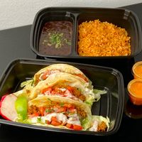 deluxe taco combo (takeout) at Taco City in Seattle