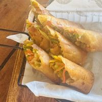 Lumpia springs rolls   at AlFresco Coron in Coron