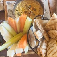 Smoked paprika humus   at AlFresco Coron in Coron