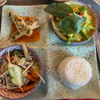 Veggie set  at Giggling Squid - Wimbledon in South West London