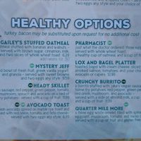 Vegan breakfast options at Gailey's Breakfast Cafe in Springfield