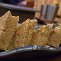 Fried tofu appetizer at The Kazoku in Longmont