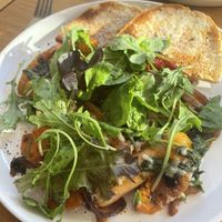 Vegan shakshouka hash  at Cafe Quench in Hove