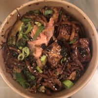 Noodles black beans  at Yosi Street Food in Belfast