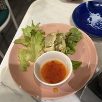 Veggie gyoza (2 eaten 😬)  at Misaki in Positano