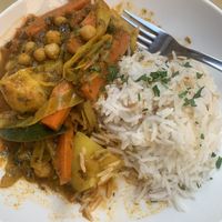 Rice and veggies, very tasty!  at Moltivolti in Palermo