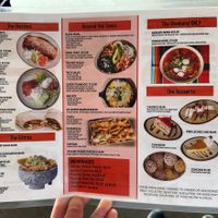 Back at the menu  at De Leon's Tex Mex Grill in Coeur D Alene