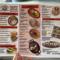 Front of the menu  at De Leon's Tex Mex Grill in Coeur D Alene
