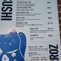 Sushi at Saporo & Tokio Ramen in San Cristobal De Las Casas