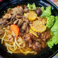 Herbal Noodles at Red Apple - 紅蘋果素食 Marsiling in North Singapore