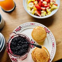 Fantastic breakfast! What a treat!  at Chambres d'hôtes Cornec in Ploubazlanec