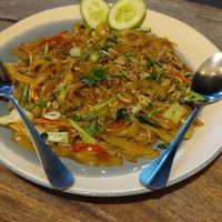Fried Kwetiau, spicy but delicious at Waroeng Bagoes in Ubud