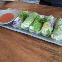Spring rolls at Waroeng Bagoes in Ubud