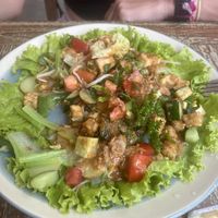 Gado gado (some eaten already!)  at Waroeng Bagoes in Ubud