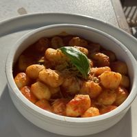 Vegan Tomato gnocci  at Vitale in Sitges