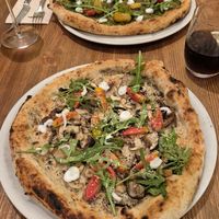 Truffel pizza! at Vitale in Sitges