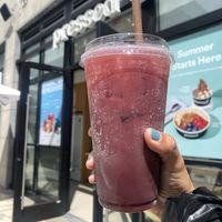 Vegan Friendly ‘Glow Up’ ✨✨✨ Refresher - Nice and Tasty 😋 a tad sweet  at Pressed Juicery in San Mateo