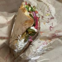 Not the best picture as I had it to go, but so yummy!  at doen doen® kebap in Berlin