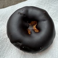 Chocolate donutts  at Barrelista Coffee House in Martinez