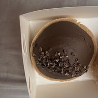 Chocolate tart  at Made with Love Bakery in Southport