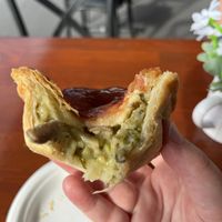 Mushroom mornay pie  at Made With Love Bakery in Southport
