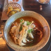 Spicy ramen   at Mensho in Oakland