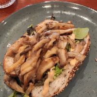 Pulled mushroom glutenvrij brood vegan at Brasserie Willemientje in Enschede