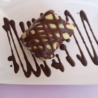 Dessert. Walnut/apple/chocolate/something more delicious at Artha in Porec