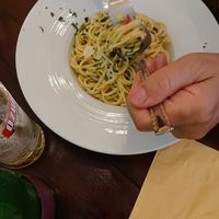 Chili spaghetti at Artha in Porec