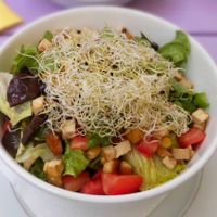 Mixed Salad with tofu at Artha in Porec