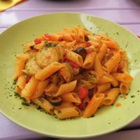 Gluten Free Pasta medterranean at Artha in Porec