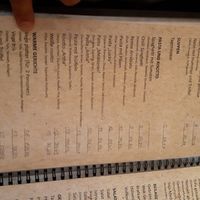 Menu at Artha in Porec