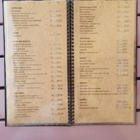 Menu at Artha in Porec