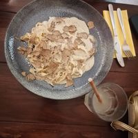 Tagliatelle with truffels at Artha in Porec